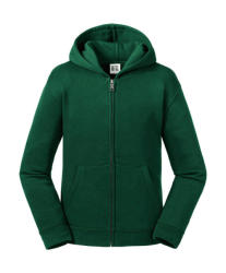 Russell Gyerek kapucnis hosszú ujjú pulóver Russell Europe Kids' Authentic Zipped Hood Sweat S (104/3-4), Sötétzöld
