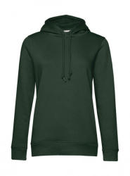 B&C Collection Női kapucnis hosszú ujjú organikus pulóver B and C Organic Hooded /women XL, Sötétzöld