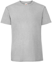 Fruit of the Loom Férfi póló Rövid ujjú Fruit of the Loom Ringspun Premium T - 3XL, Cink
