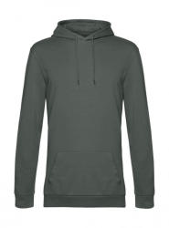 B&C Collection Férfi kapucnis hosszú ujjú pulóver B and C #Hoodie French Terry XL, Millenáris khaki
