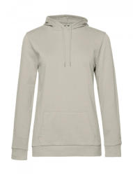 B&C Collection Női kapucnis hosszú ujjú pulóver B and C #Hoodie /women French Terry L, Szürke köd