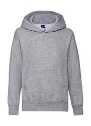 Russell Gyerek kapucnis hosszú ujjú pulóver Russell Europe Kids' Hooded Sweat M (116/5-6), Világos Oxford