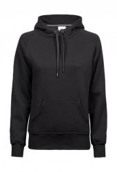 TEE JAYS Női kapucnis hosszú ujjú pulóver Tee Jays Ladies' Hooded Sweat M, Fekete