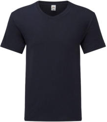 Fruit of the Loom Férfi rövid ujjú póló Fruit of the Loom Iconic 150 V Neck T -3XL, Mély sötétkék (navy)