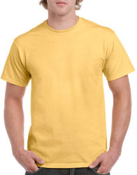 Gildan Férfi póló Rövid ujjú Gildan Heavy Cotton Adult T-Shirt - 2XL, Sárga köd (yellow haze)