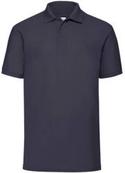 Fruit of the Loom Férfi Galléros póló Rövid ujjú Fruit of the Loom Polo Blended Fabric - XL, Mély sötétkék (navy)
