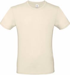 B and C Férfi rövid ujjú póló B&C #E150 T-Shirt -3XL, Naturál