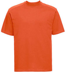 Russell Europe Férfi rövid ujjú póló Russell Europe Heavy Duty Workwear T-Shirt -M, Narancssárga