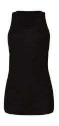 Bella Canvas Női ujjatlan póló Bella Canvas Flowy Racerback Tank Top S, Fekete