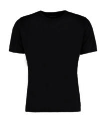 Kustom Kit Férfi rövid ujjú póló Kustom Kit Regular Fit Cooltex Contrast Tee S, Fekete/Fekete