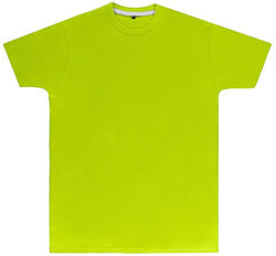 SG Lighting Férfi rövid ujjú póló SG Perfect Print Tagless Tee -M, Lime zöld