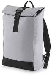 BagBase Hátizsák Bag Base Reflective Roll-Top Backpack - Egy méret, Ezüst Reflective