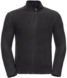 Russell Férfi Polár Hosszú ujjú Russell Europe Full Zip Microfleece - L, Fekete