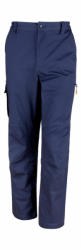 Result Uniszex nadrág munkaruha Result Work-Guard Stretch Trousers Reg M (34/32"), Sötétkék (navy)