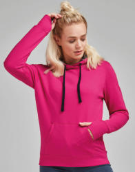 SG Lighting Női kapucnis hosszú ujjú pulóver SG Ladies' Contrast Hoodie L, Piros/Fehér