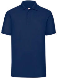 Fruit of the Loom Férfi Galléros póló Rövid ujjú Fruit of the Loom Polo Blended Fabric - S, Sötétkék (navy)