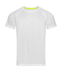 Stedman Férfi rövid ujjú póló Stedman Active 140 Raglan Men M, Fehér