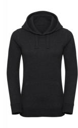 Russell Női kapucnis hosszú ujjú pulóver Russell Europe Ladies' Authentic Melange Hooded Sweat XS, Szénszürke Melange