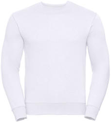 Russell Férfi pulóver hosszú ujjú Russell Europe Authentic Set-In Sweatshirt - M, Fehér