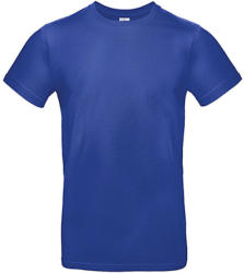 B and C Férfi rövid ujjú póló B&C #E190 T-Shirt -XS, Kobalt