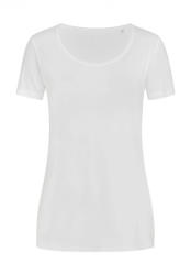 Stedman Női rövid ujjú felső Stedman Finest Cotton-T Women L, Fehér