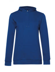 B&C Collection Női kapucnis hosszú ujjú pulóver B and C #Hoodie /women French Terry L, Királykék