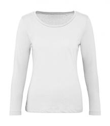 B&C Collection Női hosszú ujjú organikus póló B and C Organic Inspire LSL T /women T-shirt XL, Fehér
