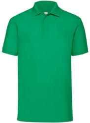 Fruit of the Loom Férfi Galléros póló Rövid ujjú Fruit of the Loom Polo Blended Fabric - S, Kelly zöld