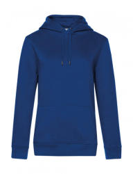 B&C Collection Női kapucnis hosszú ujjú pulóver B and C QUEEN Hooded /women L, Királykék