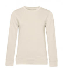B&C Collection Női hosszú ujjú organikus pulóver B and C Organic Crew Neck /women French Terry XL, Törtfehér