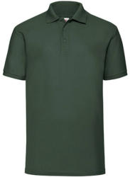 Fruit of the Loom Férfi Galléros póló Rövid ujjú Fruit of the Loom Polo Blended Fabric - XL, Sötétzöld
