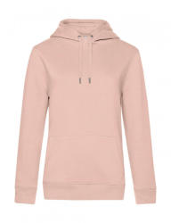 B&C Collection Női kapucnis hosszú ujjú pulóver B and C QUEEN Hooded /women S, Világos rózsaszín (Rózsaszín)