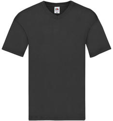 Fruit of the Loom Férfi póló Rövid ujjú Fruit of the Loom Original V-Neck T - S, Fekete