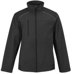B&C Collection Férfi Kabát Hosszú ujjú B & C Shield Softshell PRO -S, Fekete