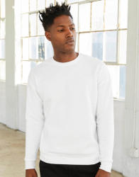 Bella+Canvas Uniszex hosszú ujjú pulóver Bella Canvas Unisex Drop Shoulder Fleece 2XL, Heather sötétszürke
