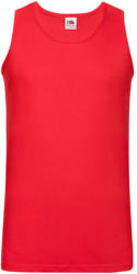 Fruit of the Loom Férfi póló Ujjatlan Fruit of the Loom Valueweight Athletic - 2XL, Piros
