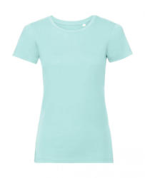 Russell Europe Női rövid ujjú organikus póló Russell Europe Ladies' Pure Organic Tee S, Víz