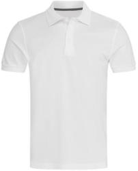 Stedman Férfi galléros póló rövid ujjú Stedman Harper Polo - M, Fehér