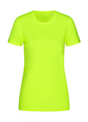 Stedman Női rövid ujjú póló Stedman Sports-T Women 2XL, Cyber sárga