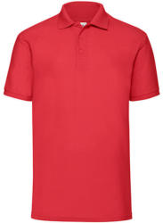 Fruit of the Loom Férfi Galléros póló Rövid ujjú Fruit of the Loom Polo Blended Fabric - L, Piros