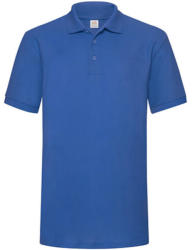 Fruit of the Loom Férfi Galléros póló Rövid ujjú Fruit of the Loom Heavyweight 65: 35 Polo - 3XL, Királykék