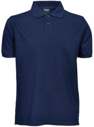 Tee Jays Férfi galléros póló rövid ujjú Tee Jays Heavy Polo Piqué - L, Sötétkék (navy)