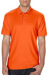 Gildan Férfi Galléros póló Rövid ujjú Gildan DryBlend Double Piqué Polo - L, Narancssárga