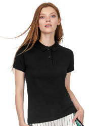 B and C Női rövid ujjú organikus galléros póló B and C Organic Inspire Polo /women L, Sötétkék (navy)