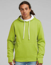 SG Lighting Férfi kapucnis hosszú ujjú pulóver SG Men's Contrast Hoodie 5XL, Sötétkék (navy)/Világos Oxford