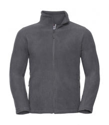 Russell Férfi hosszú ujjú polár Russell Europe Men's Full Zip Outdoor Fleece S, Konvoj szürke