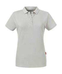 Russell Europe Női rövid ujjú organikus galléros póló Russell Europe Ladies' Pure Organic Polo M, Kő kék