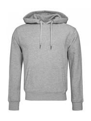 Stedman Férfi kapucnis hosszú ujjú pulóver Stedman Unisex Sweat Hoodie Select L, Heather szürke