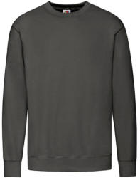 Fruit of the Loom Férfi pulóver hosszú ujjú Fruit of the Loom Lightweight Set-In Sweat - S, Világos grafitszürke