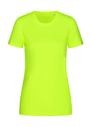 Stedman Női rövid ujjú póló Stedman Sports-T Women S, Cyber sárga